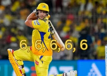शिवम दुबे टी20 मुंबई सेमीफाइनल मैच में बल्लेबाजी करते हुए