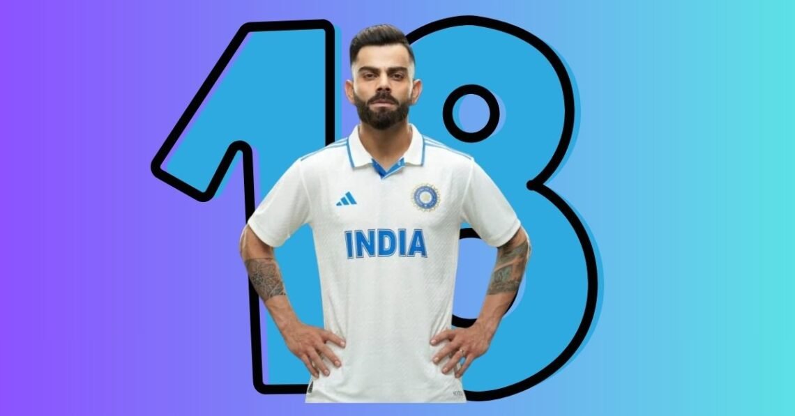 Professional player profile card of Indian cricketer Virat Kohli for CricHub4You statistics dashboard.