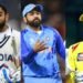 Former India cricketer Ambati Rayudu ranks Virat Kohli as India's best Test captain over MS Dhoni and Rohit Sharma in a side-by-side photo comparison.