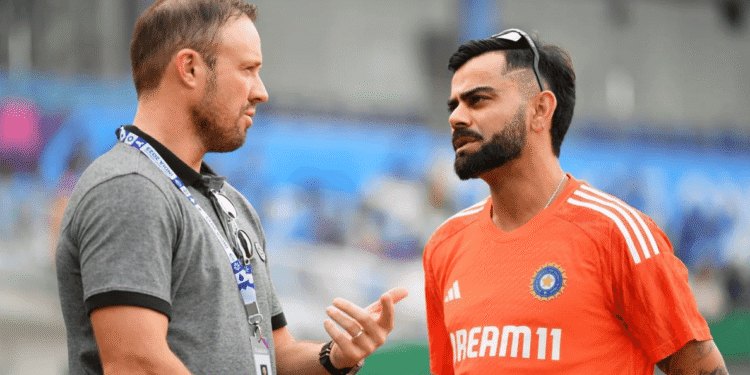 AB de Villiers Picks All timeTop 3 batters is Virat Kohli in list