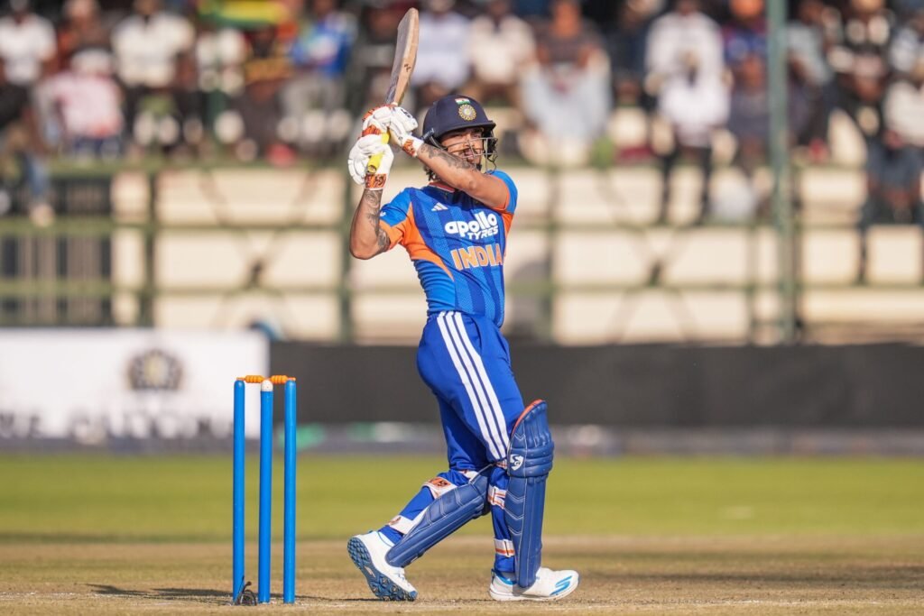 Ishan Kishan hit six